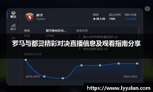 罗马与都灵精彩对决直播信息及观看指南分享